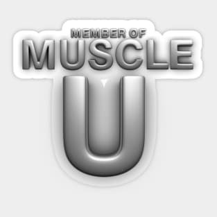 Muscle U Sticker